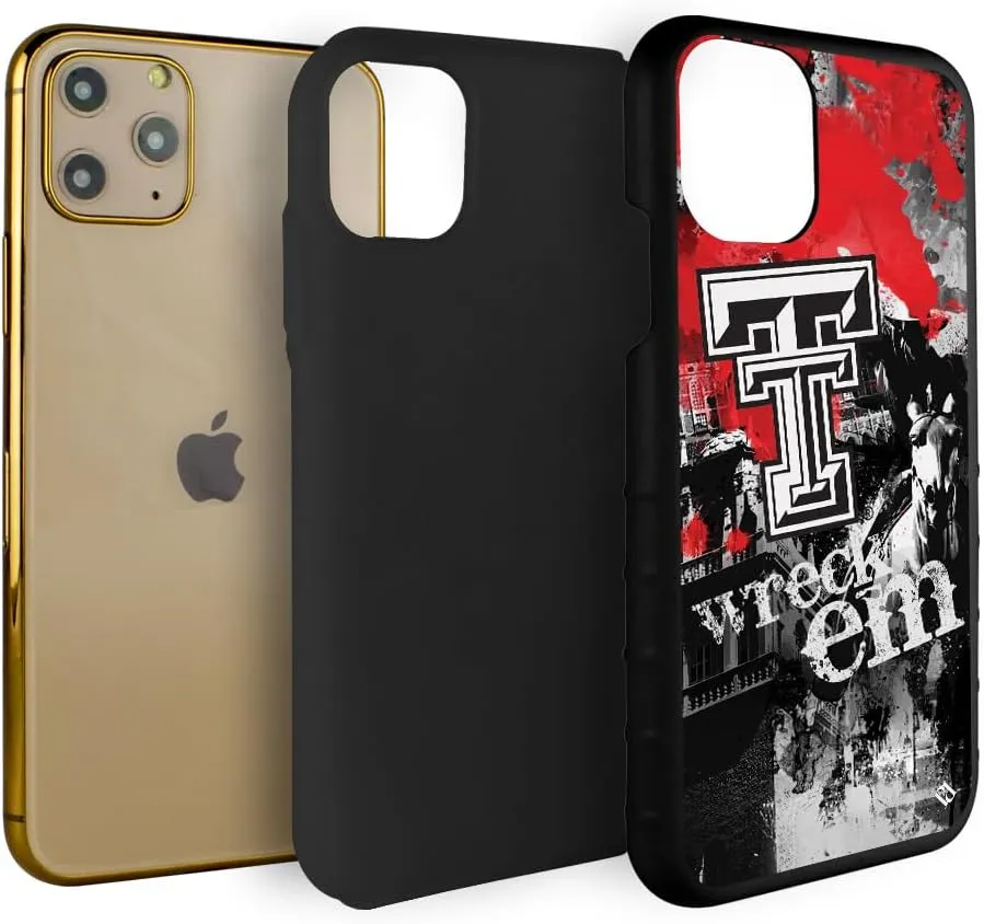 Guard Dog Case Compatible with iPhone 11 Pro Max - Military Grade - Rugged Two Piece Protection - Collegiate Licensed - Texas Tech Red Raiders - by Paulson Designs