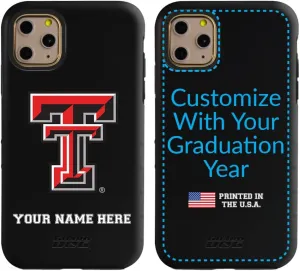 Guard Dog Case Compatible with iPhone 11 Pro Max - Military Grade - Rugged Two Piece Protection - Collegiate Licensed - Texas Tech Red Raiders - Personalized