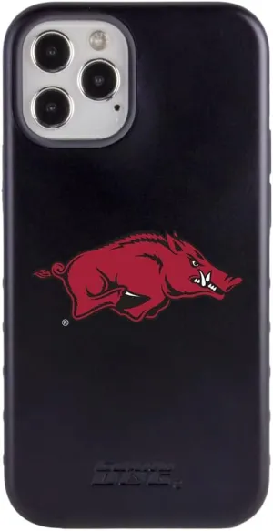 Guard Dog Case Compatible with iPhone 12/12 Pro - Military Grade - Rugged Two Piece Protection - Collegiate Licensed - Arkansas Razorbacks - Logo