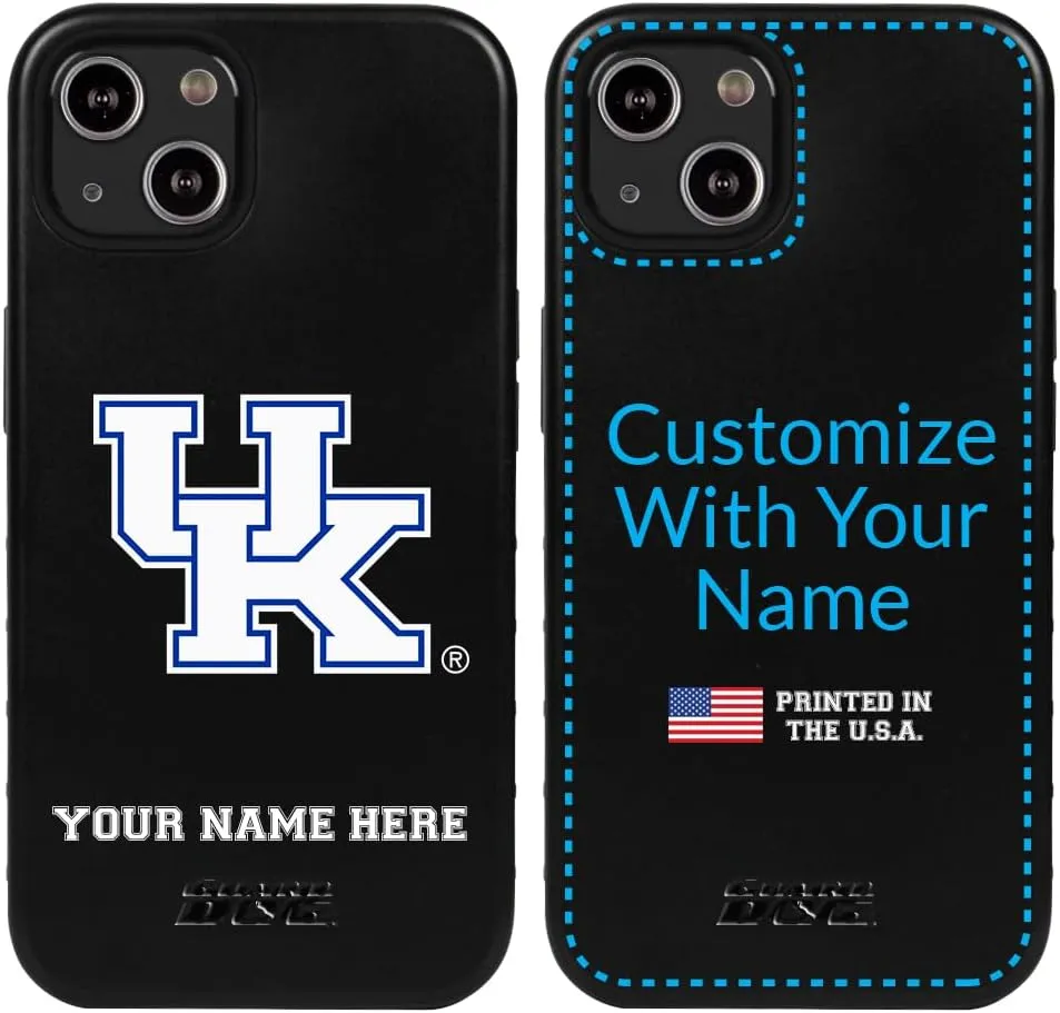 Guard Dog Case Compatible with iPhone 13 - Military Grade - Rugged Two Piece Protection - Collegiate Licensed - Kentucky Wildcats - Personalized