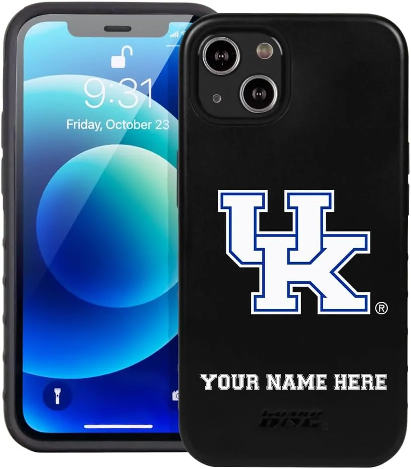 Guard Dog Case Compatible with iPhone 13 - Military Grade - Rugged Two Piece Protection - Collegiate Licensed - Kentucky Wildcats - Personalized
