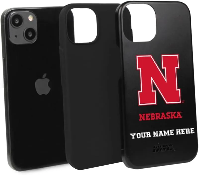 Guard Dog Case Compatible with iPhone 13 - Military Grade - Rugged Two Piece Protection - Collegiate Licensed - Nebraska Cornhuskers - Personalized