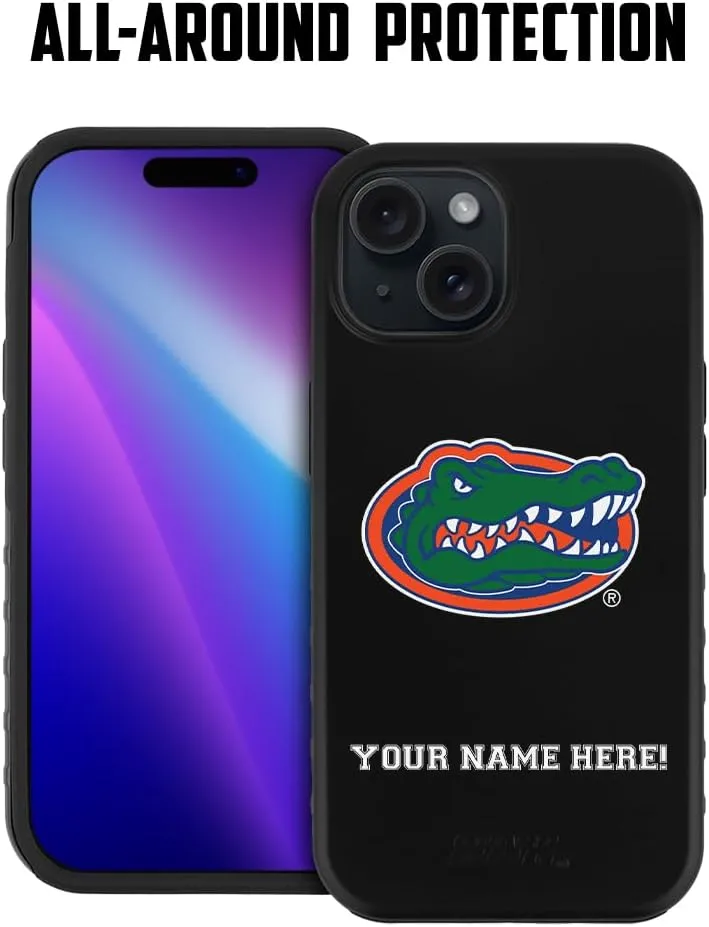 Guard Dog Case Compatible with iPhone 14 - Military Grade - Rugged Two Piece Protection - Collegiate Licensed - Florida Gators - Personalized