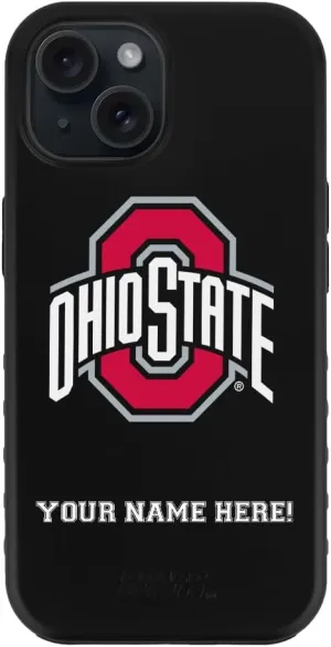 Guard Dog Case Compatible with iPhone 14 - Military Grade - Rugged Two Piece Protection - Collegiate Licensed - Ohio State Buckeyes - Personalized