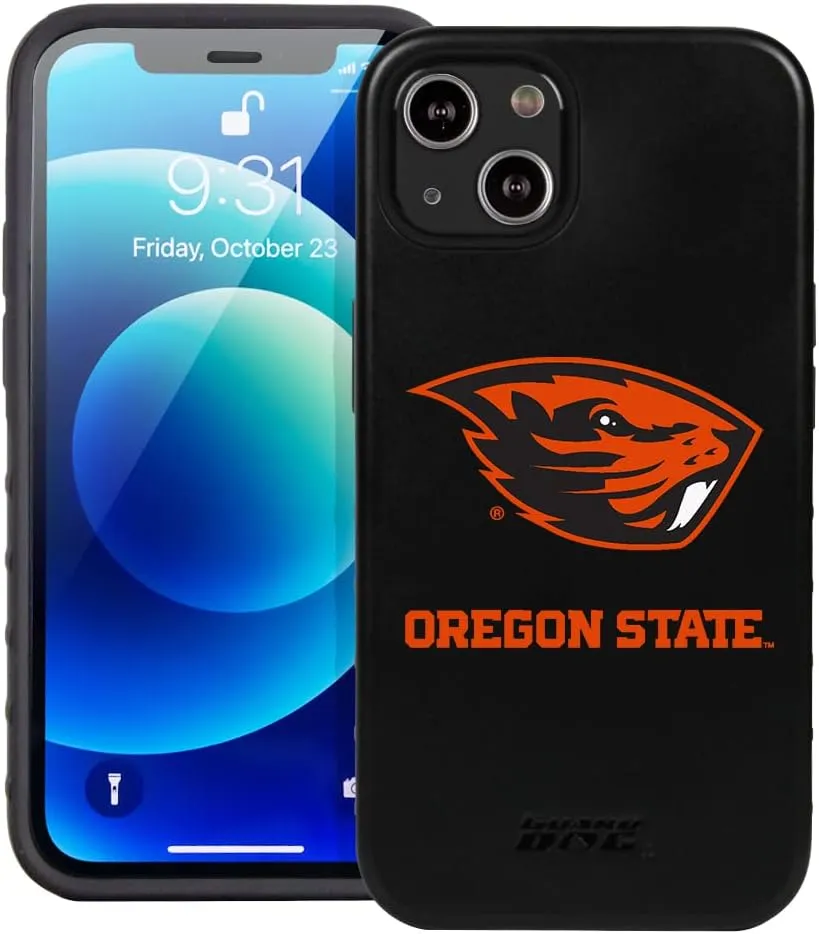 Guard Dog Case Compatible with iPhone 14 - Military Grade - Rugged Two Piece Protection - Collegiate Licensed - Oregon State Beavers - Logo
