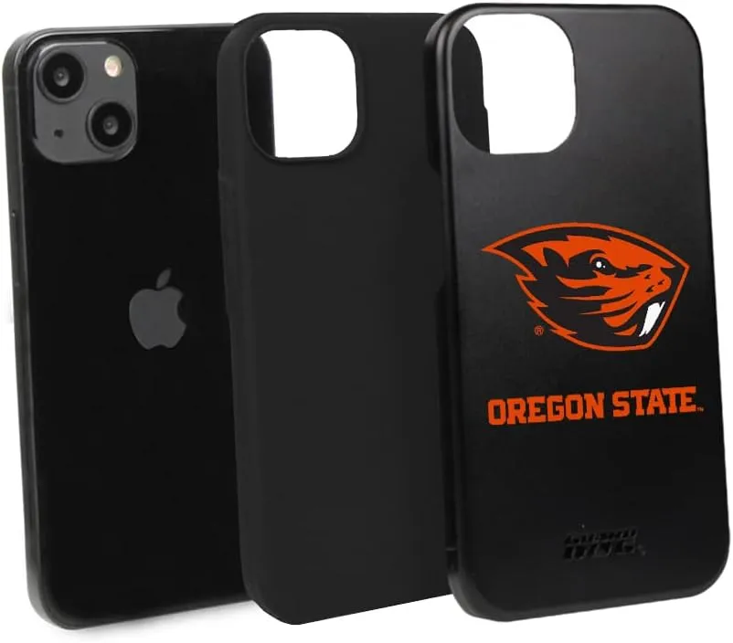 Guard Dog Case Compatible with iPhone 14 - Military Grade - Rugged Two Piece Protection - Collegiate Licensed - Oregon State Beavers - Logo