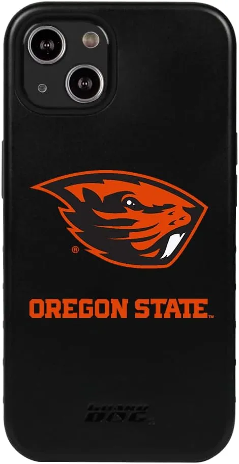 Guard Dog Case Compatible with iPhone 14 - Military Grade - Rugged Two Piece Protection - Collegiate Licensed - Oregon State Beavers - Logo