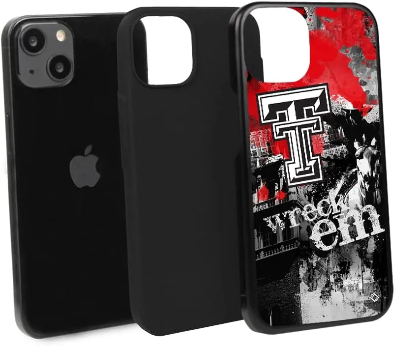 Guard Dog Case Compatible with iPhone 14 - Military Grade - Rugged Two Piece Protection - Collegiate Licensed - Texas Tech Red Raiders - by Paulson Designs