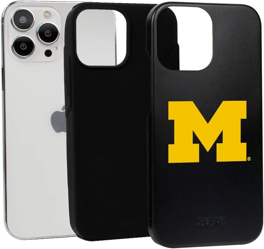 Guard Dog Case Compatible with iPhone 14 Pro Max - Military Grade - Rugged Two Piece Protection - Collegiate Licensed - Michigan Wolverines - Logo