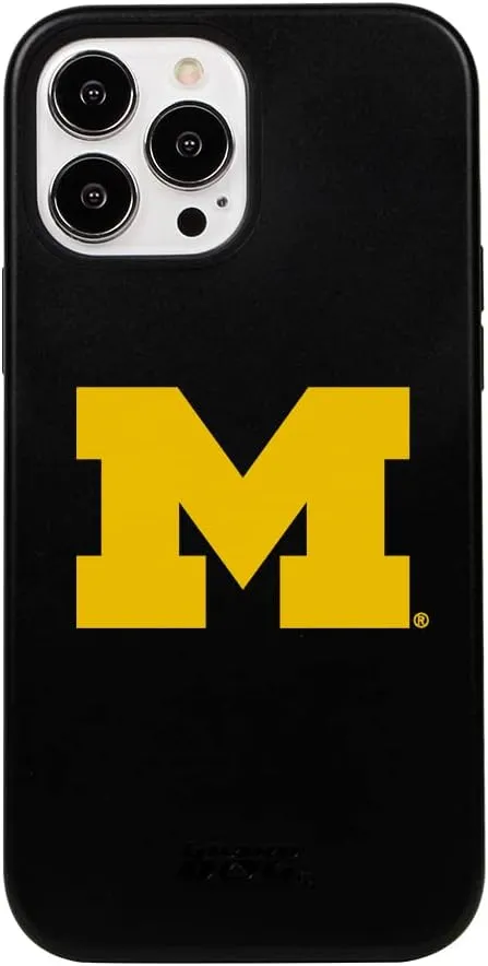 Guard Dog Case Compatible with iPhone 14 Pro Max - Military Grade - Rugged Two Piece Protection - Collegiate Licensed - Michigan Wolverines - Logo