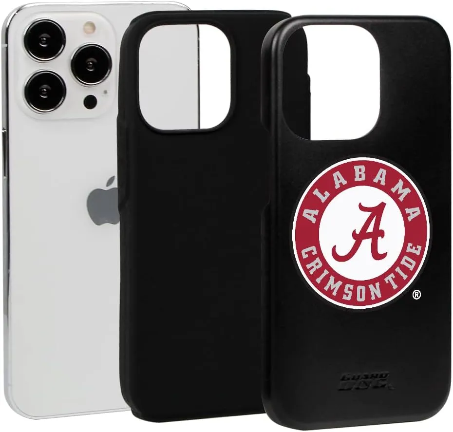 Guard Dog Case Compatible with iPhone 14 Pro - Military Grade - Rugged Two Piece Protection - Collegiate Licensed - Alabama Crimson Tide - Logo