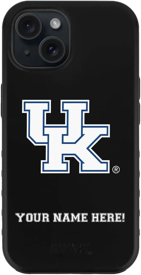 Guard Dog Case Compatible with iPhone 14 Pro - Military Grade - Rugged Two Piece Protection - Collegiate Licensed - Kentucky Wildcats - Personalized