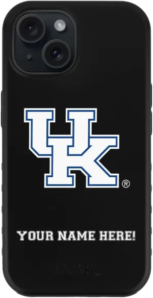Guard Dog Case Compatible with iPhone 14 Pro - Military Grade - Rugged Two Piece Protection - Collegiate Licensed - Kentucky Wildcats - Personalized