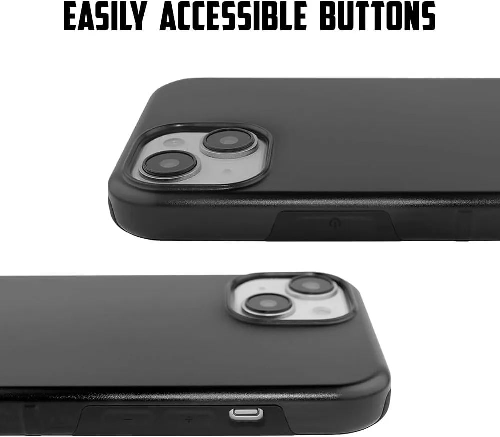 Guard Dog Case Compatible with iPhone 15 - Military Grade - Rugged Two Piece Protection - Collegiate Licensed - Michigan Wolverines - by Paulson Designs