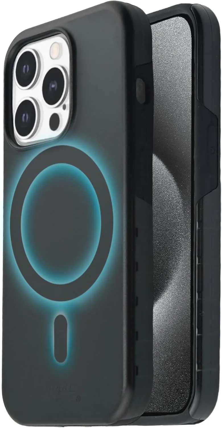 Guard Dog Case Compatible with iPhone 15 Pro Max - Compatible with MagSafe - Military Grade - Rugged Two Piece Protection - Collegiate Licensed - Michigan Wolverines - by Paulson Designs