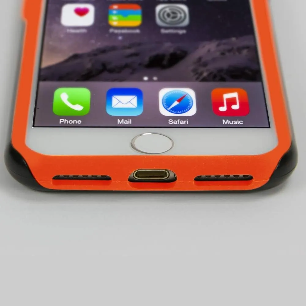 Guard Dog Case Compatible with iPhone 7/8/SE - Military Grade - Rugged Two Piece Protection - Collegiate Licensed - Clemson Tigers - Personalized