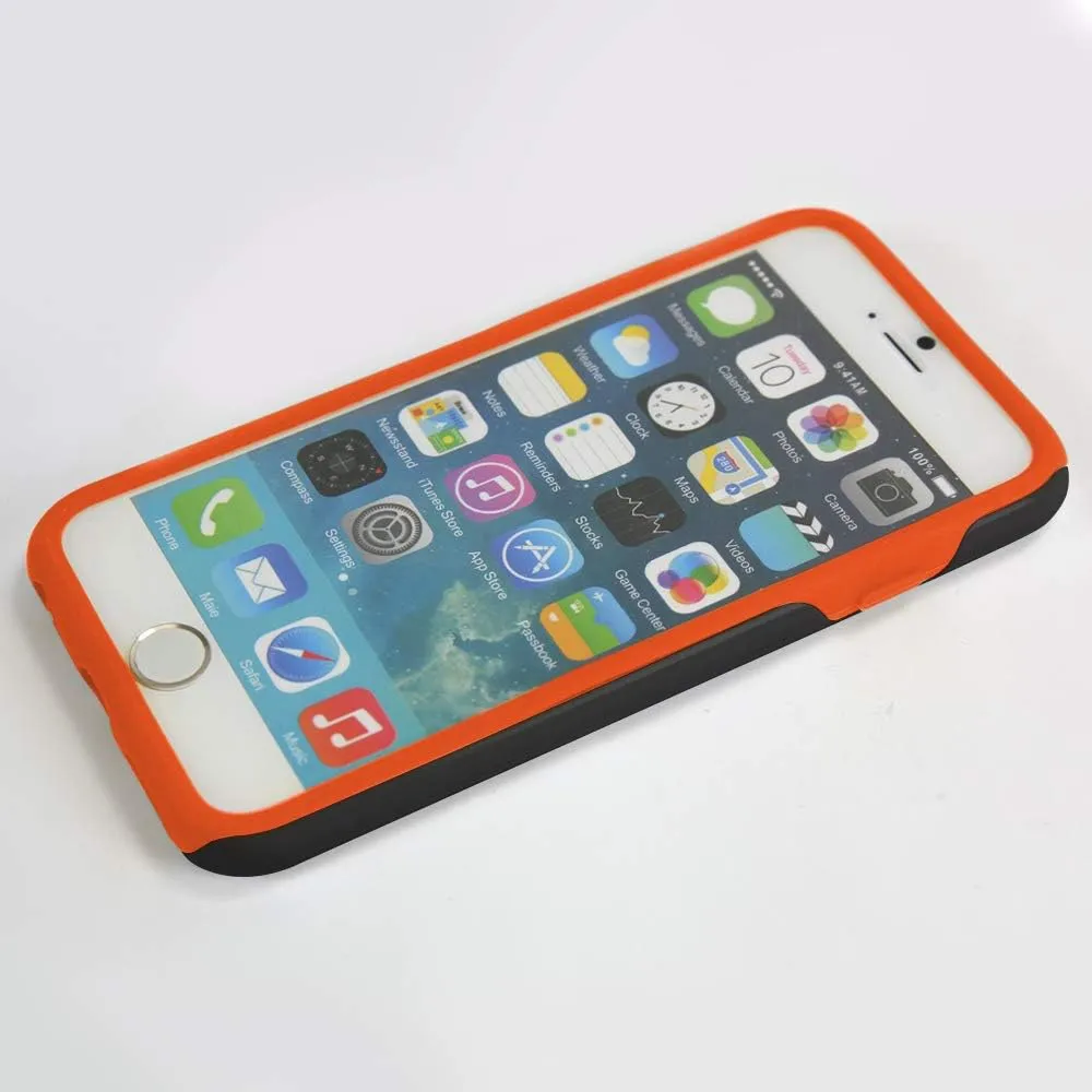 Guard Dog Case Compatible with iPhone 7/8/SE - Military Grade - Rugged Two Piece Protection - Collegiate Licensed - Clemson Tigers - Personalized