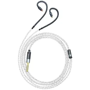 GUCraftsman 5N OFC Silver Plating graphene Mixed Braid Earphone Replacement Cables for Westone Pro X10 Pro X20 Pro X30 Pro X50 MACH10 MACH20 MACH30 MACH40 MACH50 MACH60 MACH70 MACH80 (3.5mm Plug)