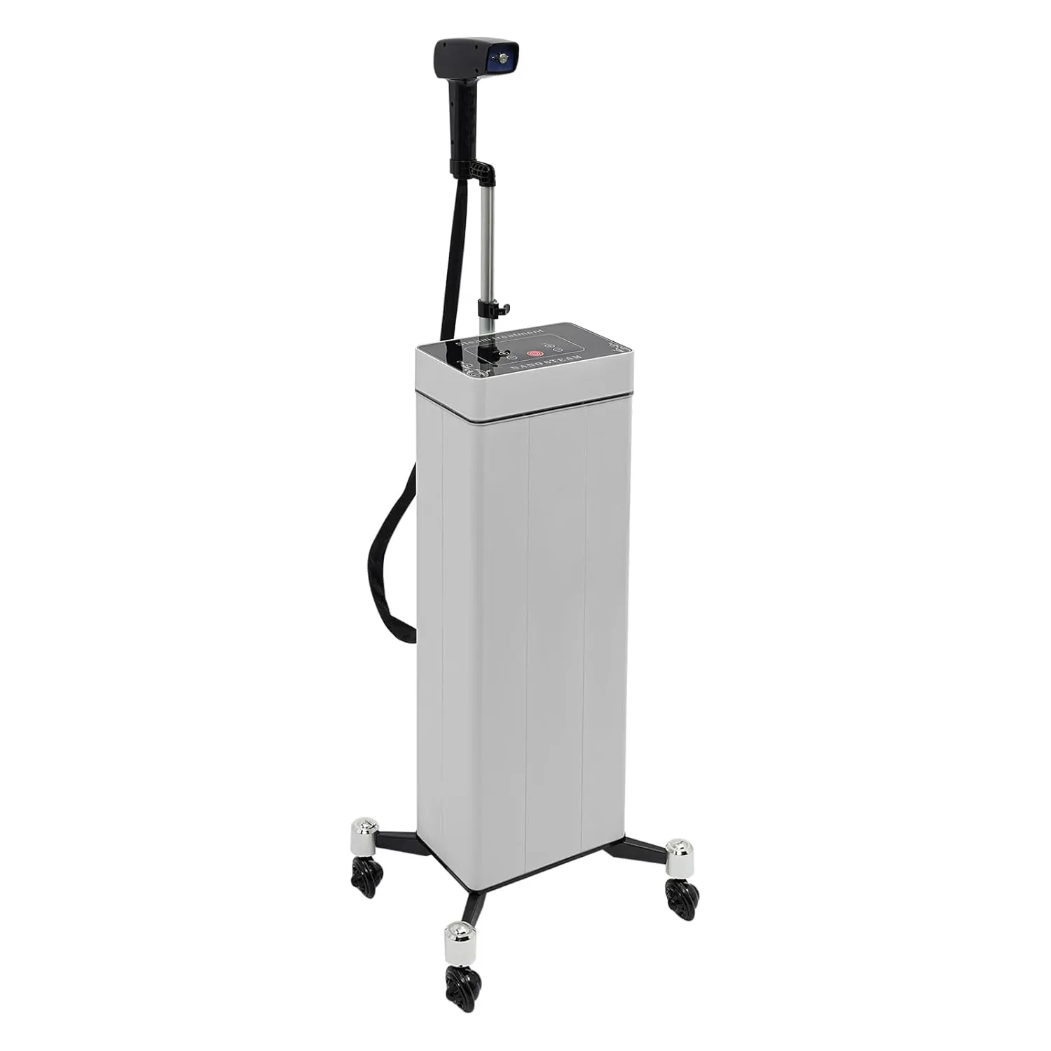 Hair Steamer 3-in-1 W/Digital Touch Panel and Rolling Base - Deep Conditioning Treatment for Hair Care, Nanoscale Repair Spray - Vertical Beauty Salon Hair Color Processor and Spa Equipment