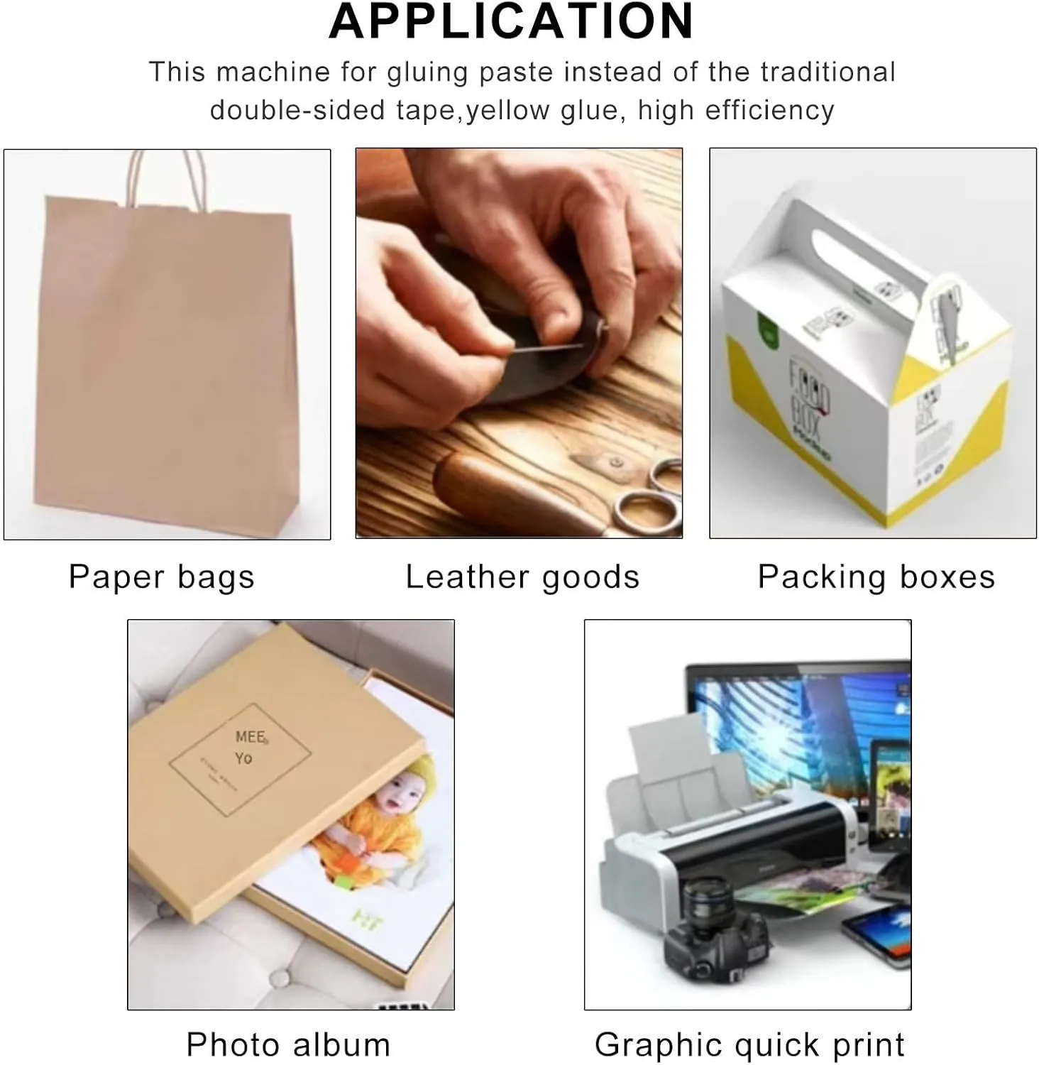 Hand Push Handbag Glue Rolling Machine 50 ml,Household? Digital Display Envelope Glue Dispensing Device,for DIY Crafts/Packaging/Leather (8mm 110V)