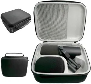 Hard Carrying Case Compatible with S-hure SM7B Dynamic Vocal Microphone & S-hure MV7  / MV7X / MV7 Vocal Dynamic Microphone,Travel Protective Storage Bag