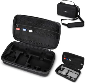 Hard Shell Action 5 Pro Case,EVA Carrying Pouch Shoulder Bag for DJI Osmo Action 5 Pro/4/3 Adventure Combo,Waterproof Action 5Pro Accessories Storage Case with 3 MicroSD Card Cases for Travel