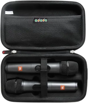 Hard Travel Case for JBL Wireless Two Microphone System with Dual-Channel Receiver