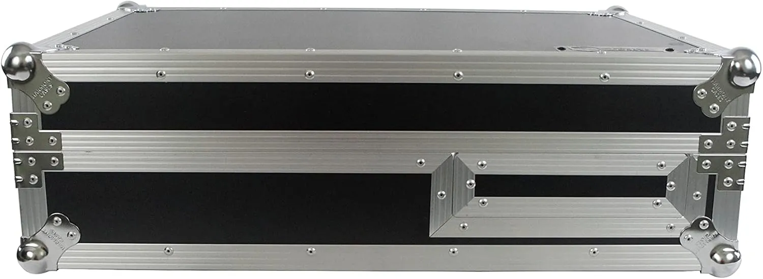 Harmony Audio Cases Compatible With Rane Twelve And Rane 72 HCRN1272WLT Flight DJ Road Custom Case With Laptop Tray