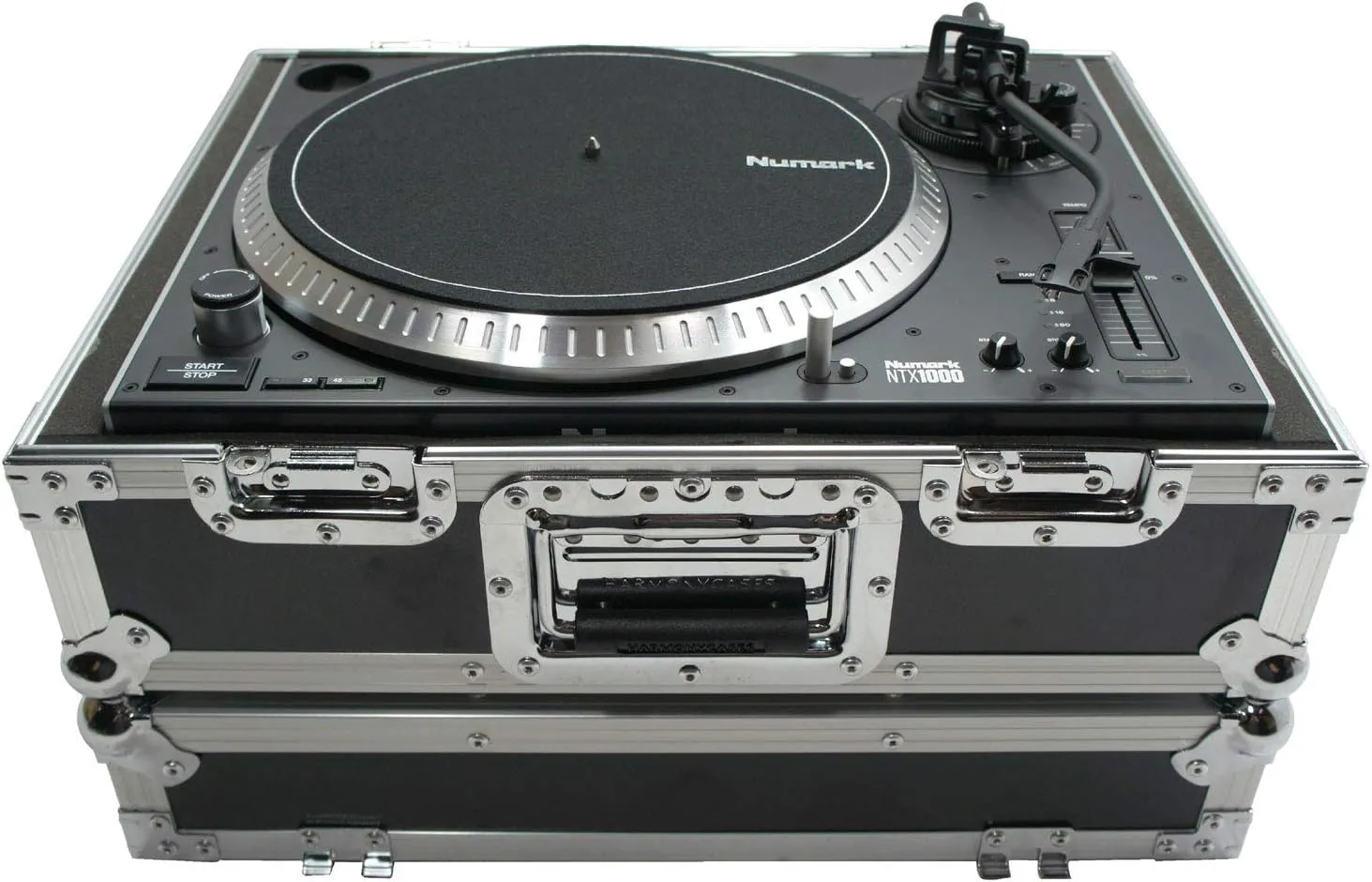 Harmony Audio Cases HC1200BMKII Compatible with Technics 1200 Flight Foam Lined Turntable Custom Case