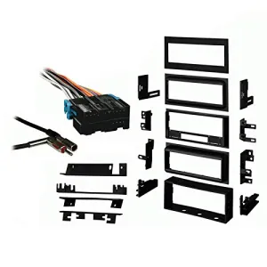 Harmony Audio Compatible with Oldsmobile Cutlass Supreme 1990 1991 1992 1993 1994 Single DIN Stereo Harness Radio Dash Kit