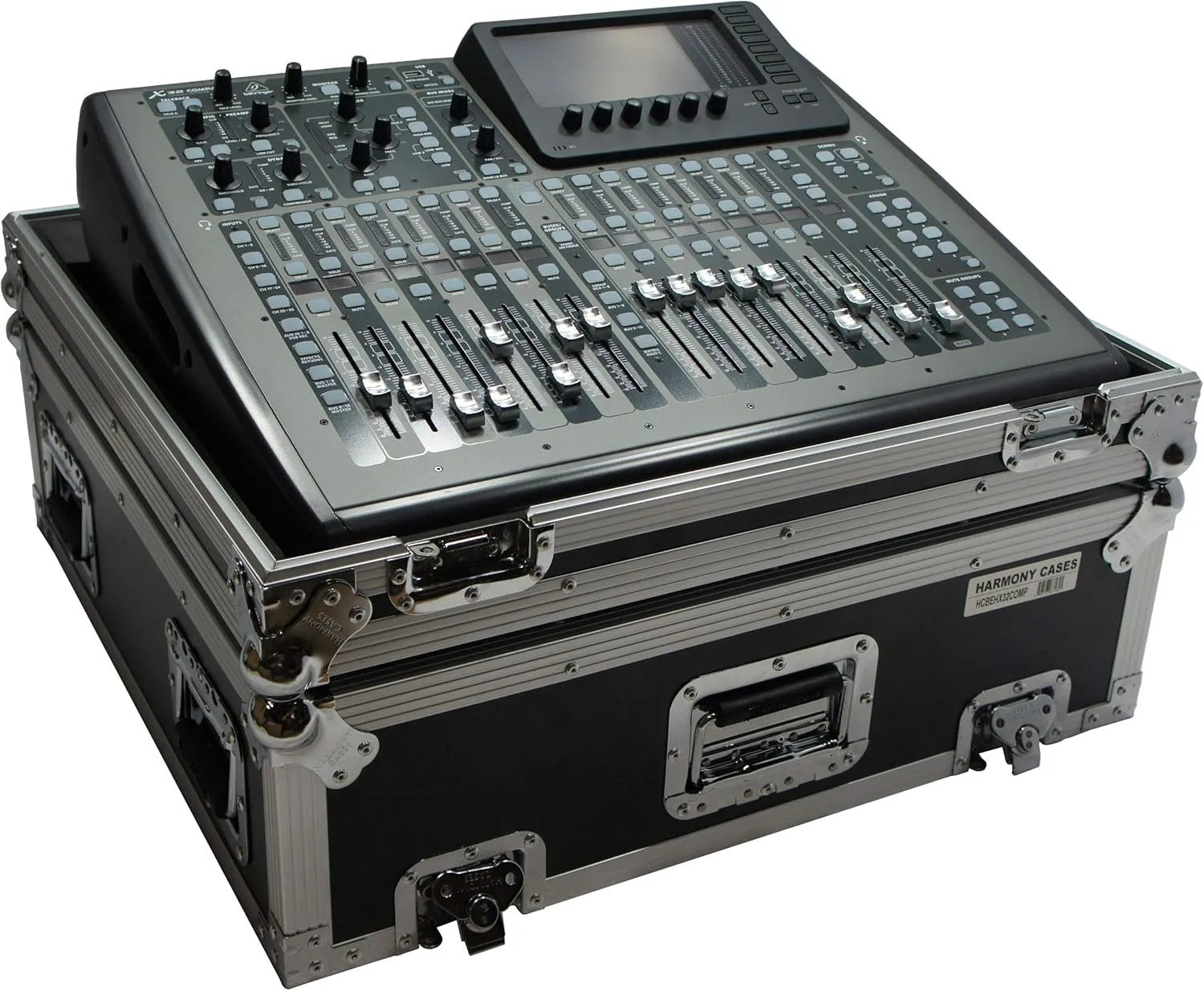Harmony Audio HCBEHX32COMP Flight Transport Road Custom Case Compatible with Behringer X32 Compact