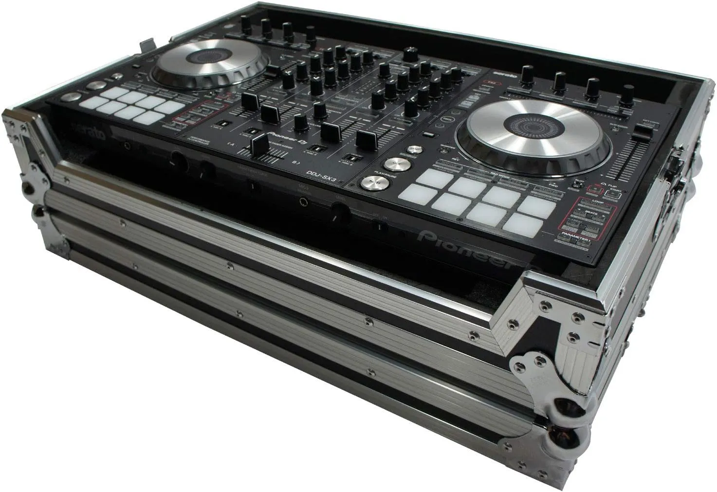 Harmony Audio HCDDJSX Flight Foam Padded Road Travel DJ Custom Case Compatible with Pioneer DDJ-SX
