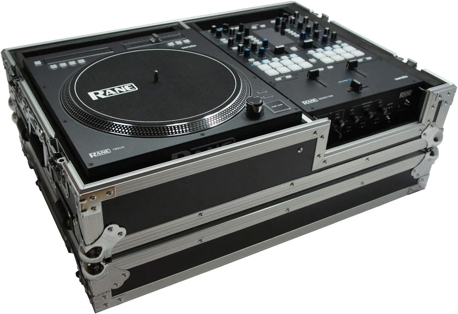 Harmony Audio HCRAEN1272W DJ Battle Coffin Compatible with Rane 12 Turntable & Rane 72 Mixer