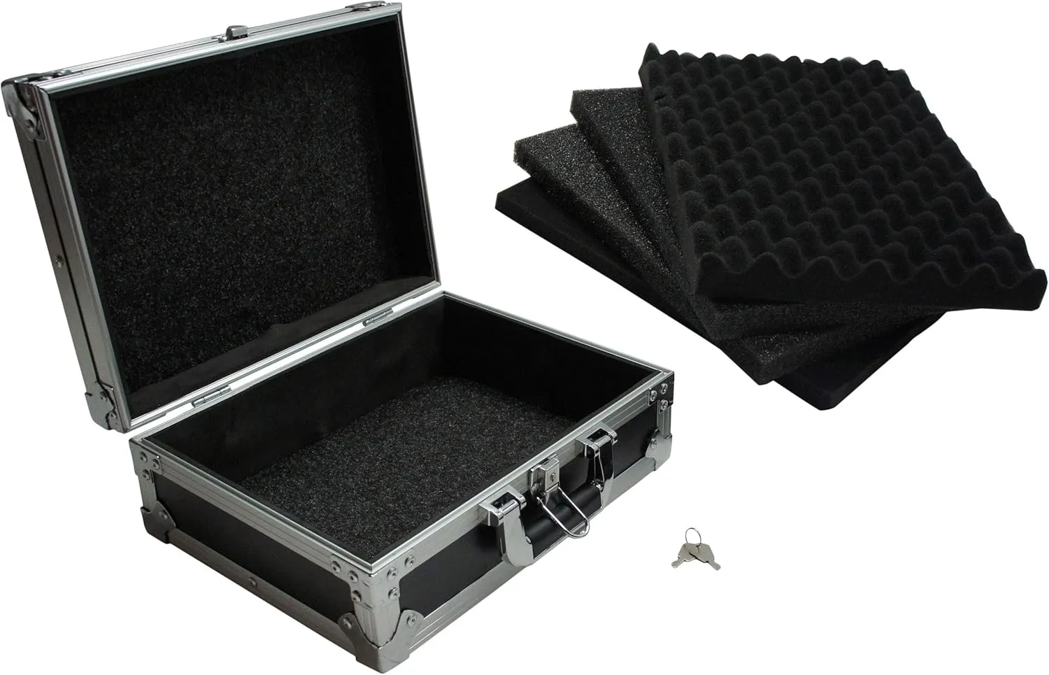 Harmony Audio HCUC 13.75" x 10" x 5.25" Pick & Pluck Foam Utility Case