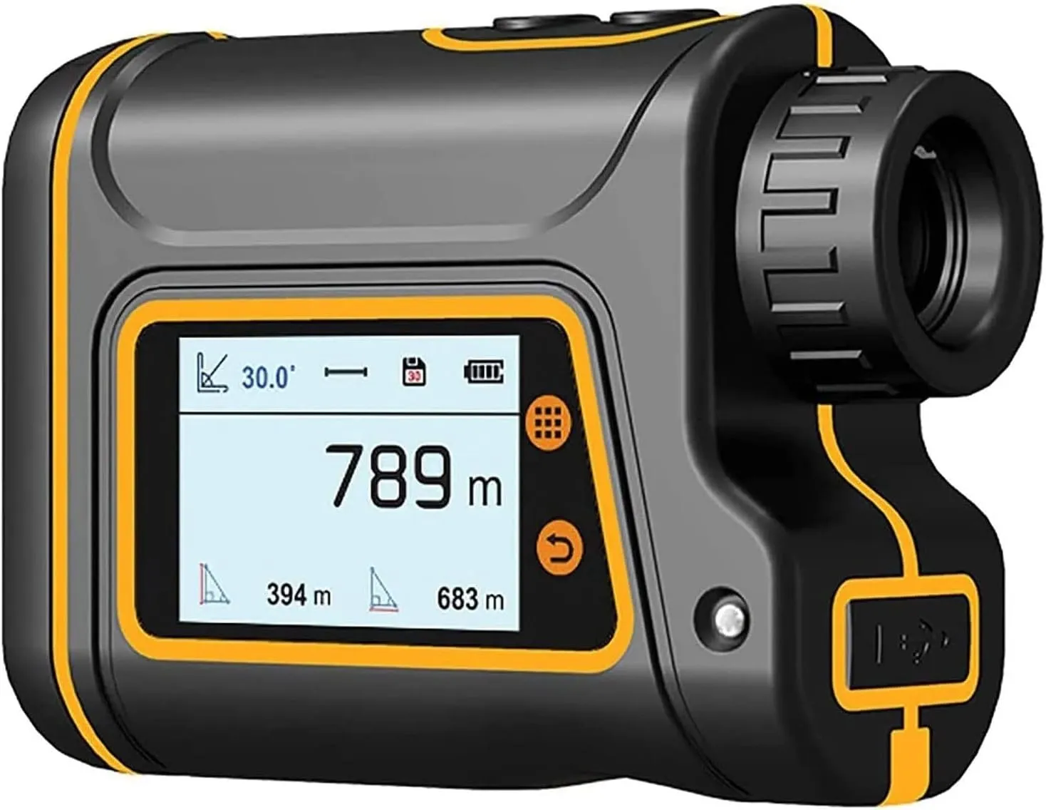 HAYNAH Rangefinder, Multifunctional Rangefinder,Hunting Golf Laser Range Finder,6X Magnification,Perfect for Golfing,Hand-held high-Precision Laser Measuring Instrument Distance,Angle and Altimeter