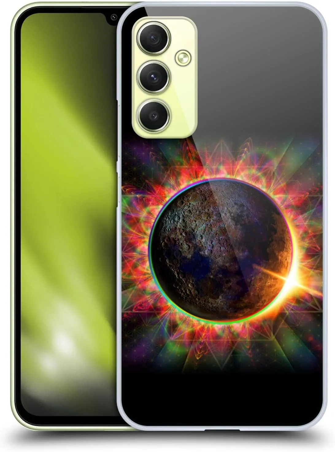 Head Case Designs Officially Licensed Jumbie Art Eclipse Visionary Hard Back Case Compatible with Samsung Galaxy A34 5G