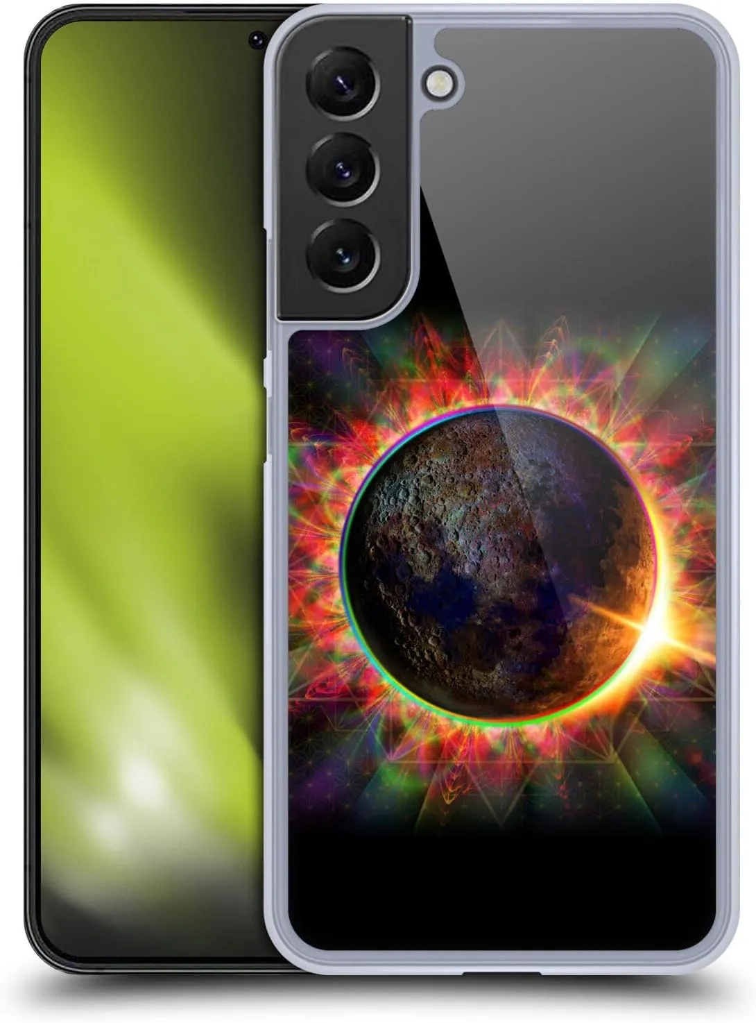 Head Case Designs Officially Licensed Jumbie Art Eclipse Visionary Hard Back Case Compatible with Samsung Galaxy S22  5G