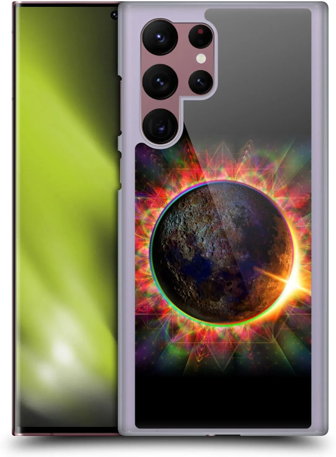 Head Case Designs Officially Licensed Jumbie Art Eclipse Visionary Hard Back Case Compatible with Samsung Galaxy S22 Ultra 5G
