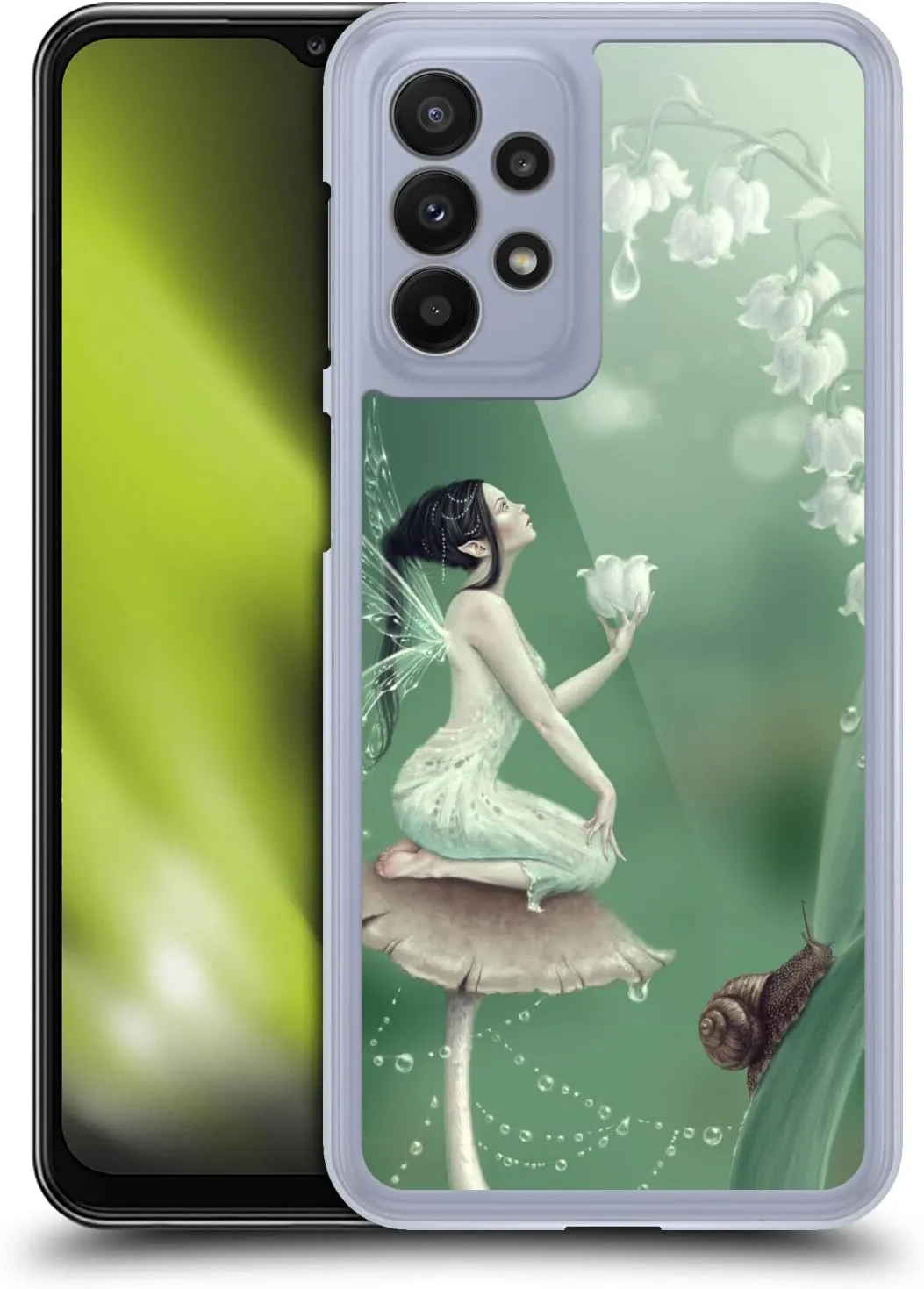 Head Case Designs Officially Licensed Rachel Anderson Lily of The Valley Pixies Hard Back Case Compatible with Samsung Galaxy A23 / 5G (2022)