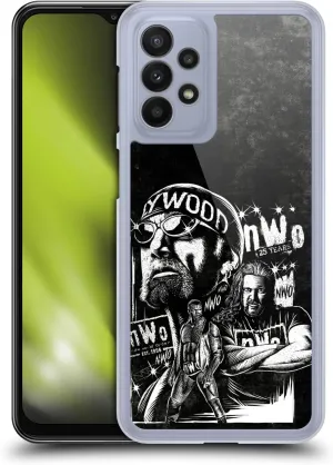 Head Case Designs Officially Licensed WWE Fathead Superstar NWO Hard Back Case Compatible with Samsung Galaxy A23 / 5G (2022)