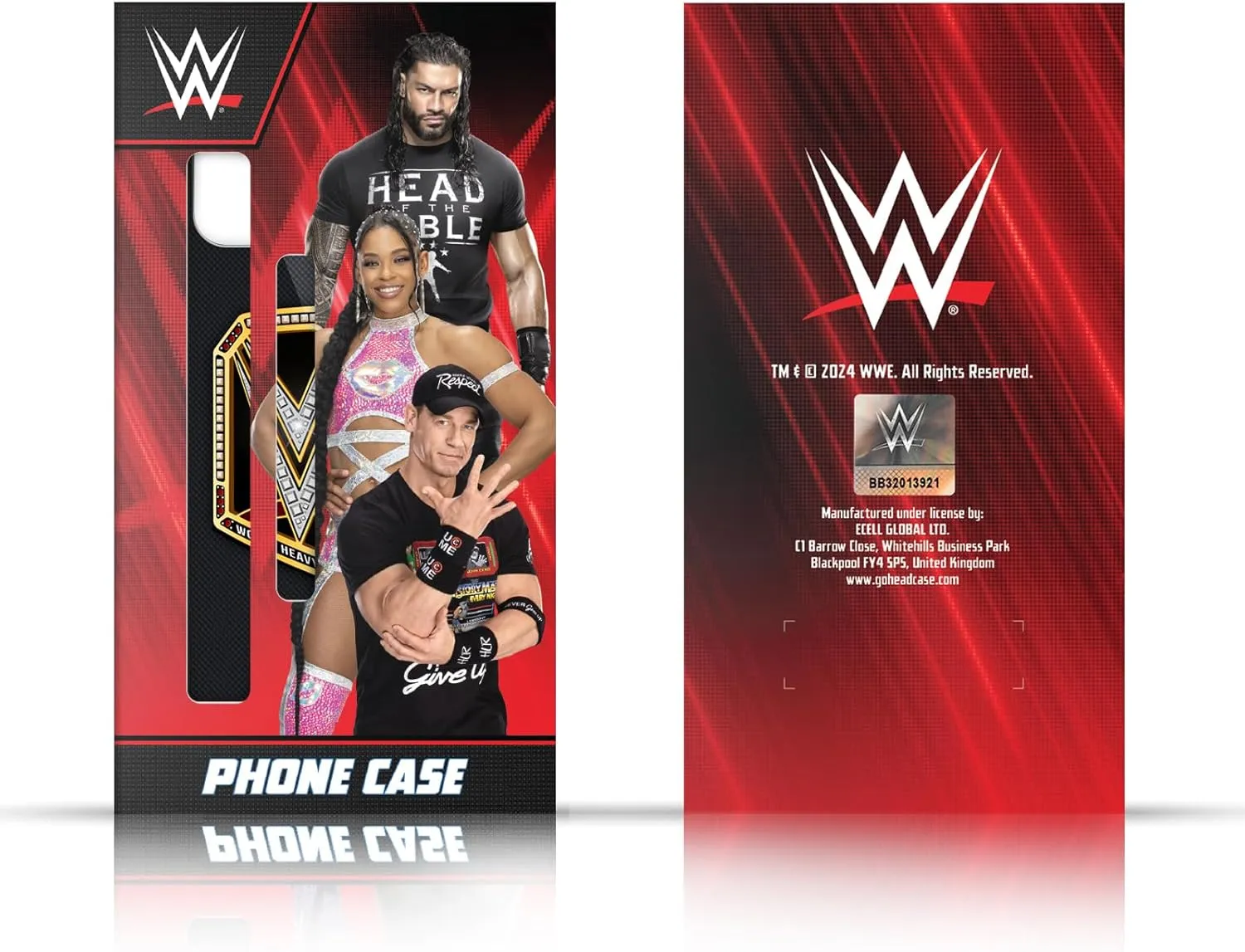 Head Case Designs Officially Licensed WWE John Cena Cenation Respect Superstars 9 Hard Back Case Compatible with Samsung Galaxy S22 Ultra 5G