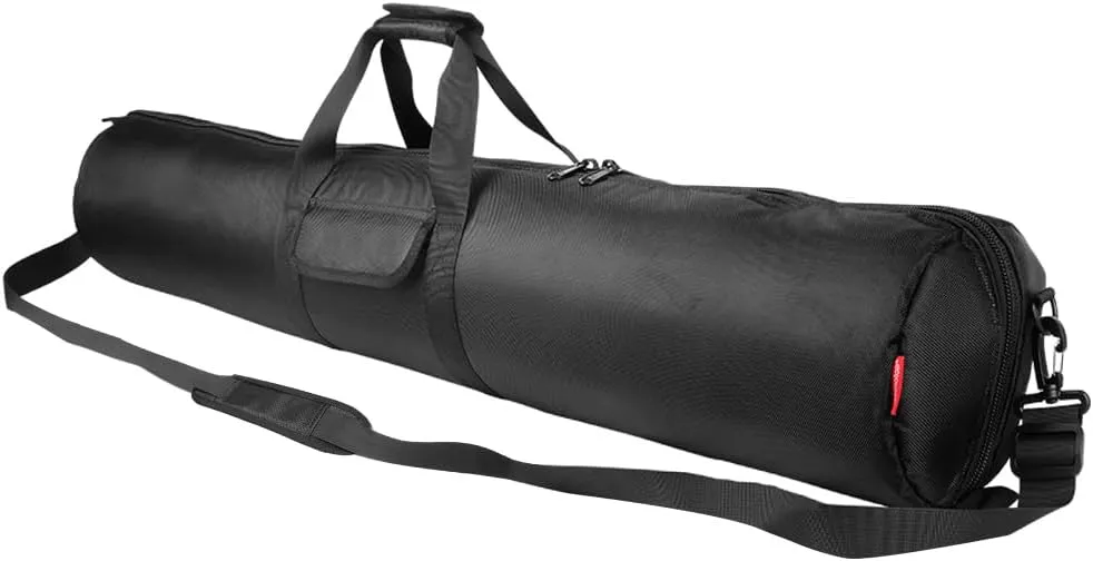 HEMMOTOP Tripod Bag, 47x8.3x8.3 in All Thick Padded Tripod Carrying Case with Shoulder Straps and Handles, Heavy Duty Light Stand Bag with Two Zippered Pockets for Pool Cue, Speaker Stand