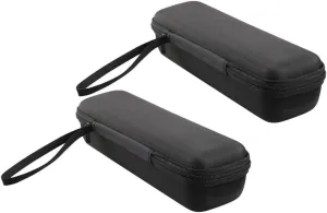 HEMOTON Eva Material Microphone Case 2 Pcs Handheld Mic Carrying Bag Protective Travel Storage Box for Condenser Microphone