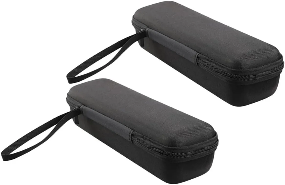 HEMOTON Eva Material Microphone Case 2 Pcs Handheld Mic Carrying Bag Protective Travel Storage Box for Condenser Microphone