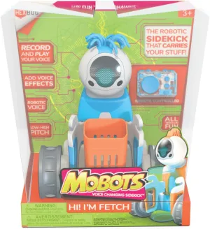 HEXBUG MoBots Fetch - Remote Control Record and Talking Robot Kit with Motor Lights and Sound - Smart Interactive Educational Toys for Kids - Ages 3  - Batteries Included (Colors and Styles May Vary)