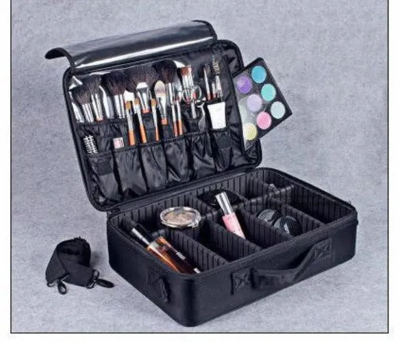 High Quality Professional Empty Makeup Organizer Bolso Mujer Cosmetic Case Travel Large Capacity Storage Bag Suitcases