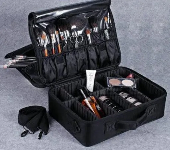 High Quality Professional Empty Makeup Organizer Bolso Mujer Cosmetic Case Travel Large Capacity Storage Bag Suitcases