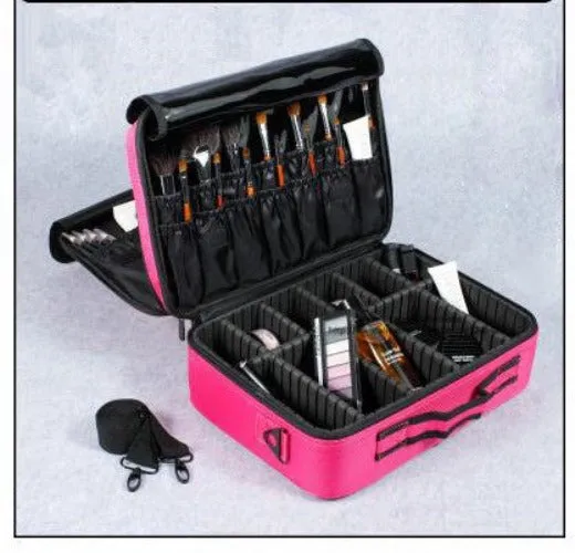 High Quality Professional Empty Makeup Organizer Bolso Mujer Cosmetic Case Travel Large Capacity Storage Bag Suitcases