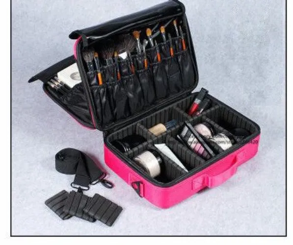 High Quality Professional Empty Makeup Organizer Bolso Mujer Cosmetic Case Travel Large Capacity Storage Bag Suitcases