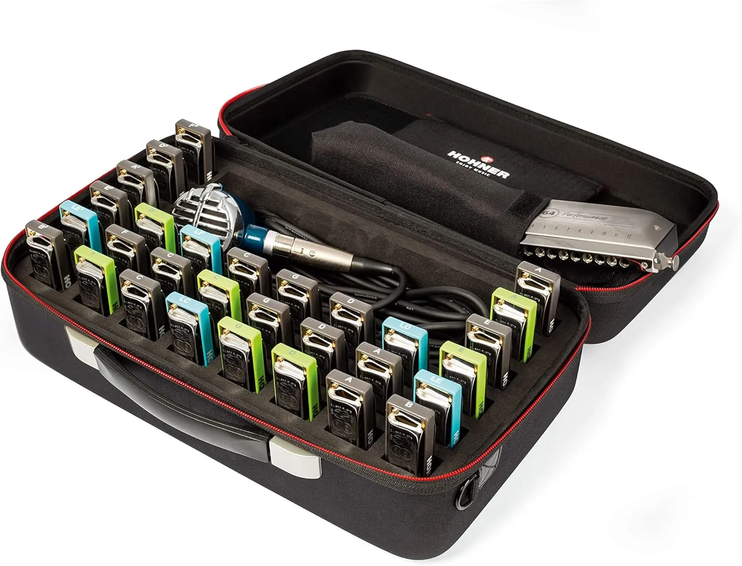 HOHNER MZ20193 FlexCase Harmonica Case, Extra Large
